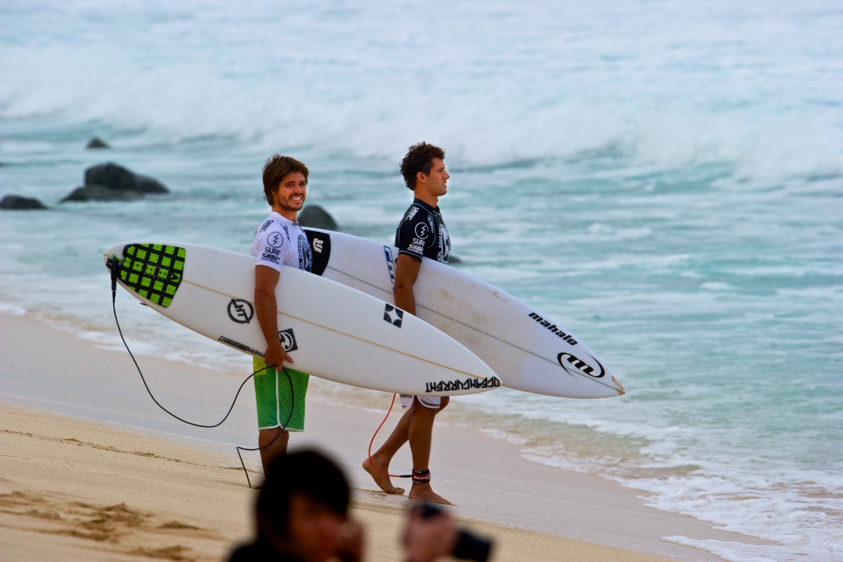 Oahu North Shore Big Wave Action