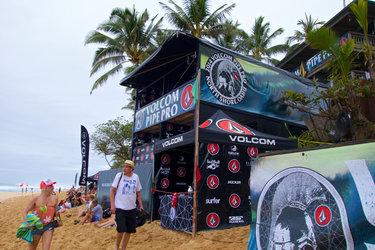 Oahu North Shore Big Wave Action